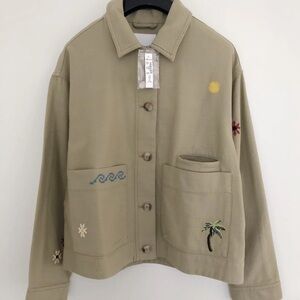 Madewell Embroidered Chore Jacket XXS